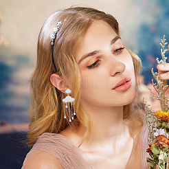 2 Pairs 2 Style Alloy Cloud Chandelier Earrings&nbsp;EJEW-FI0002-24