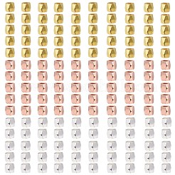 150Pcs 3 Colors Brass Spacer Beads&nbsp;KK-LS0001-12