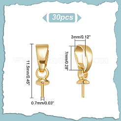 30Pcs Brass Cup Peg Bails&nbsp;KK-PH0009-34