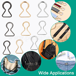 18Pcs 9 Style Alloy Belt Buckles&nbsp;FIND-WR0006-91