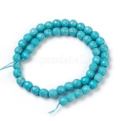 Synthetic Turquoise Beads Strands&nbsp;TURQ-L029-02-10mm