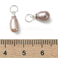 Natural Cultured Freshwater Pearl Pendants&nbsp;PALLOY-JF05301-02