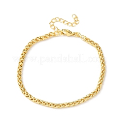 Brass Wheat Chain Bracelets Women&nbsp;BJEW-C140-03G
