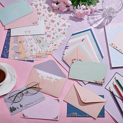 10 Bags 10 Styles Paper Envelopes & Letter Papers Set&nbsp;AJEW-UN0005-34
