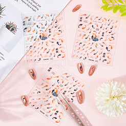 3Pcs Fish ABS Plastic Self Adhesive Nail Art Stickers&nbsp;MRMJ-SP0001-21