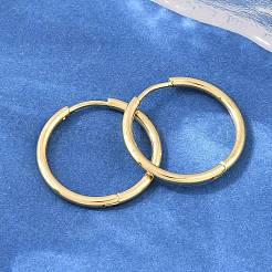 304 Stainless Steel Huggie Hoop Earrings&nbsp;SA-CBA02E8-11G