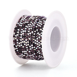 Iron Rhinestone Cup Chains&nbsp;CH-T007-02A-04