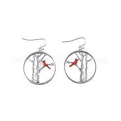 Zinc Alloy Enamel Dangle Earrings&nbsp;FS-WG03B65-01