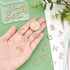 26Pcs 26 Style Brass Pendants&nbsp;KK-PH0004-89