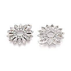 Alloy Rhinestone Pendants&nbsp;FIND-N008-22P