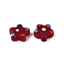Handmade Lampwork Beads Strands&nbsp;LAMP-N038-05C