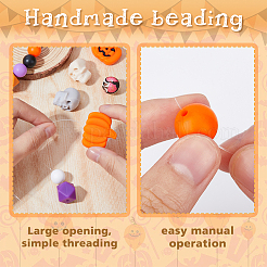 47Pcs 19 Style Silicone Beads&nbsp;SIL-HY0001-23