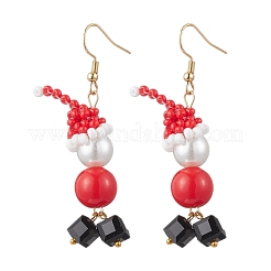 Glass Seed Beads Dangle Earrings&nbsp;EJEW-MZ00504-02