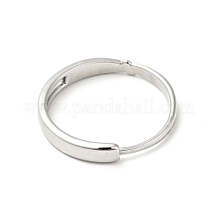 Non-Tarnish 304 Stainless Steel Knot Adjustable Ring for Men Women&nbsp;RJEW-I085-15P