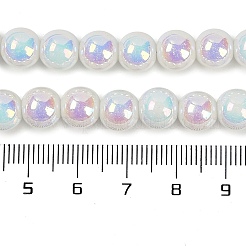 Baking Paint Electroplate Glass Beads Strands&nbsp;X-GLAA-G120-01A