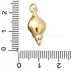 Brass & ABS Imitation Pearl Pendants&nbsp;X-KK-D339-18G