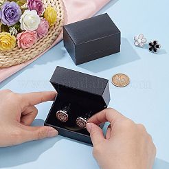 Plastic Cufflinks Gift Boxes&nbsp;CON-WH0089-291