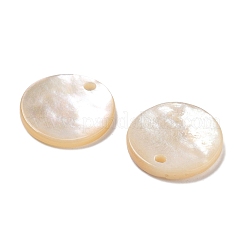 Natural White/Black Shell Carved Pendants&nbsp;SSHEL-D084-01B