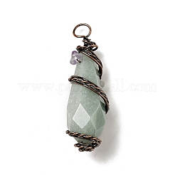 Natural Green Aventurine Pointed Big Pendants&nbsp;G-G860-03R-06