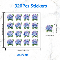 Self-Adhesive Paper Decorative Stickers&nbsp;DIY-WH0562-024
