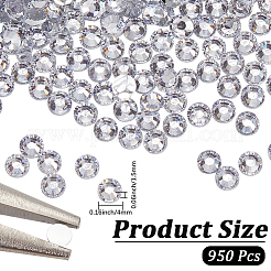 950Pcs Resin Rhinestone Cabochons&nbsp;CRES-WH20004-03D