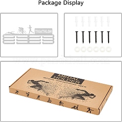 Custom Fashion Iron Medal Hanger Holder Display Wall Rack&nbsp;ODIS-WH0024-003