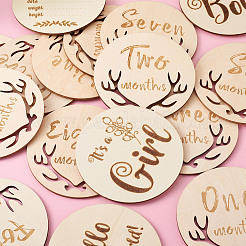 Basswood Milestone Cards&nbsp;WOOD-TA0002-44