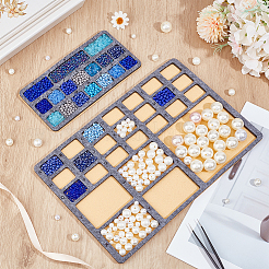 2Pcs 2 Styles Felt Bead Design Boards&nbsp;AJEW-BC0007-97