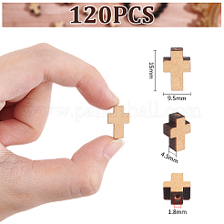 120Pcs Natural Wooden Beads&nbsp;WOOD-UN0001-11