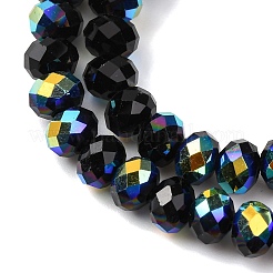 Electroplate Transparent Glass Beads Strands&nbsp;EGLA-A046-01B-05