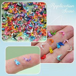 1000Pcs Spray Painted Iron Bead Tips&nbsp;IFIN-SP0001-63