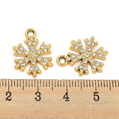 Christmas UV Plating Alloy Crystal Rhinestone Pendants&nbsp;X1-ALRI-C009-11G