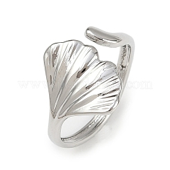 Brass Adjustable Cuff Rings for Women&nbsp;RJEW-B132-01B-G