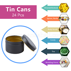 Tinplate Candle Tins&nbsp;CON-NB0001-36