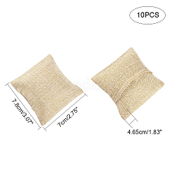 Kraft Hemp Pillow Holder for Jewelry Bracelet & Watch Displays&nbsp;BDIS-WH0002-01