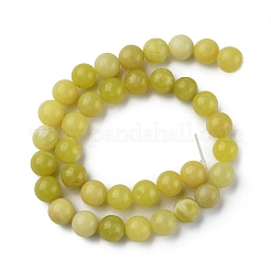 Natural Lemon Jade Beads Strands&nbsp;G-G0003-C02-A