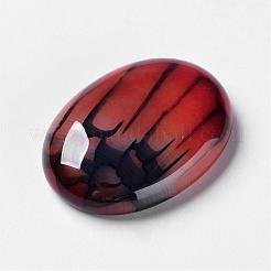 Natural Dragon Veins Cabochons&nbsp;G-F296-07-22x30mm