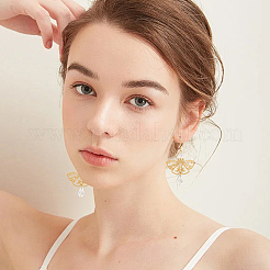120Pcs 4 Colors 304 Stainless Steel Earring Hooks&nbsp;STAS-SC0010-41