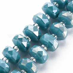 Electroplate Glass Beads Strands&nbsp;EGLA-N041-009