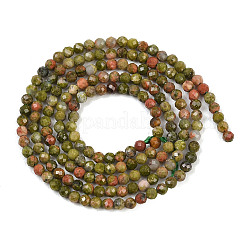 Natural Unakite Beads Strands&nbsp;G-B171-C03-2mm