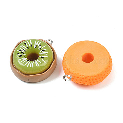 Fruit Theme Opaque Resin Pendants&nbsp;RESI-I350-05