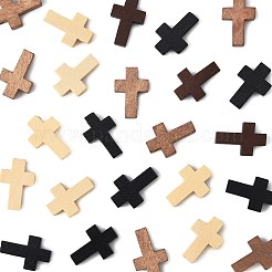 100Pcs 4 Colors Wooden Pendants&nbsp;WOOD-FS0001-50