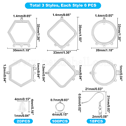 DIY 304 Stainless Steel Chandelier Earring Making Kits&nbsp;DIY-UN0002-07