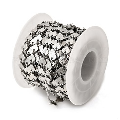 304 Stainless Steel Shell Shape link Chains&nbsp;CHS-B015-02P