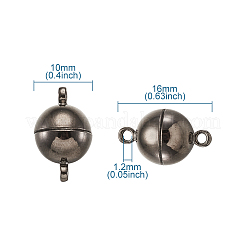 Brass Magnetic Clasps&nbsp;KK-TA0007-34B
