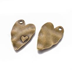 Tibetan Style Alloy Pendants&nbsp;TIBEP-A20287-AB-FF