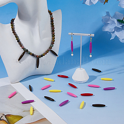 200Pcs 5 Colors Opaque Acrylic Beads&nbsp;OACR-DC0001-45
