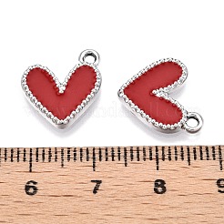 Rack Plating Alloy Enamel Charms&nbsp;ENAM-N056-343P-C