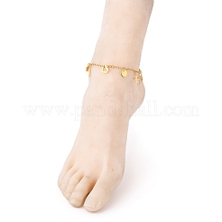 304 Stainless Steel Charm Anklets&nbsp;AJEW-AN00342
