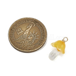 10Pcs Transparent Glass Pendants&nbsp;PALLOY-JF02944
